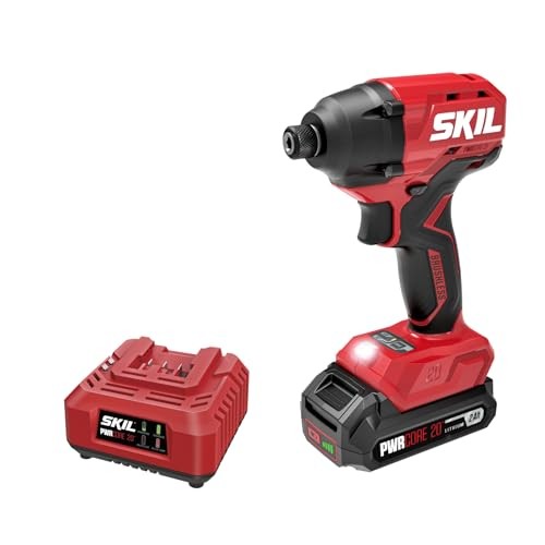 SKIL 20V Brushless Impact Driver 1/4 Hex 2.0Ah Battery Kit