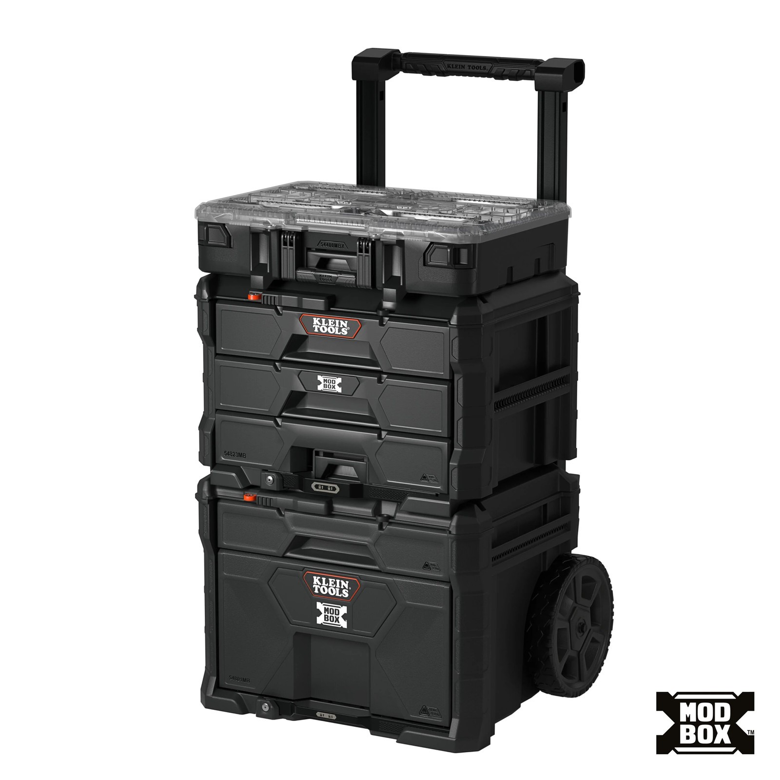 Klein Tools 548BLKSTK MODbox Blackout 3-Piece Set With Removable Dividers