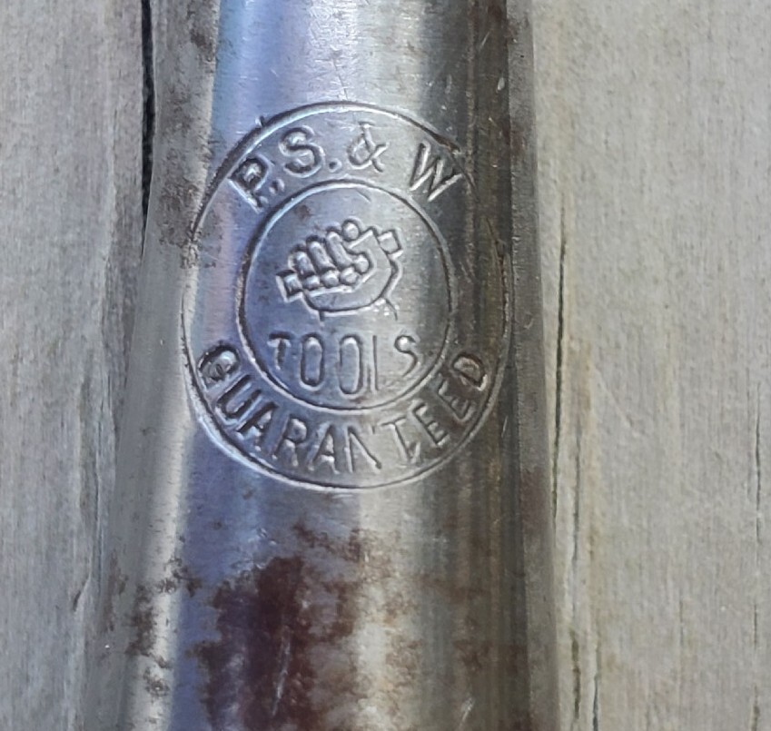 1″ P. S. & W. Co. Guaranteed Socket Chisel, Beveled Edge wood working tool