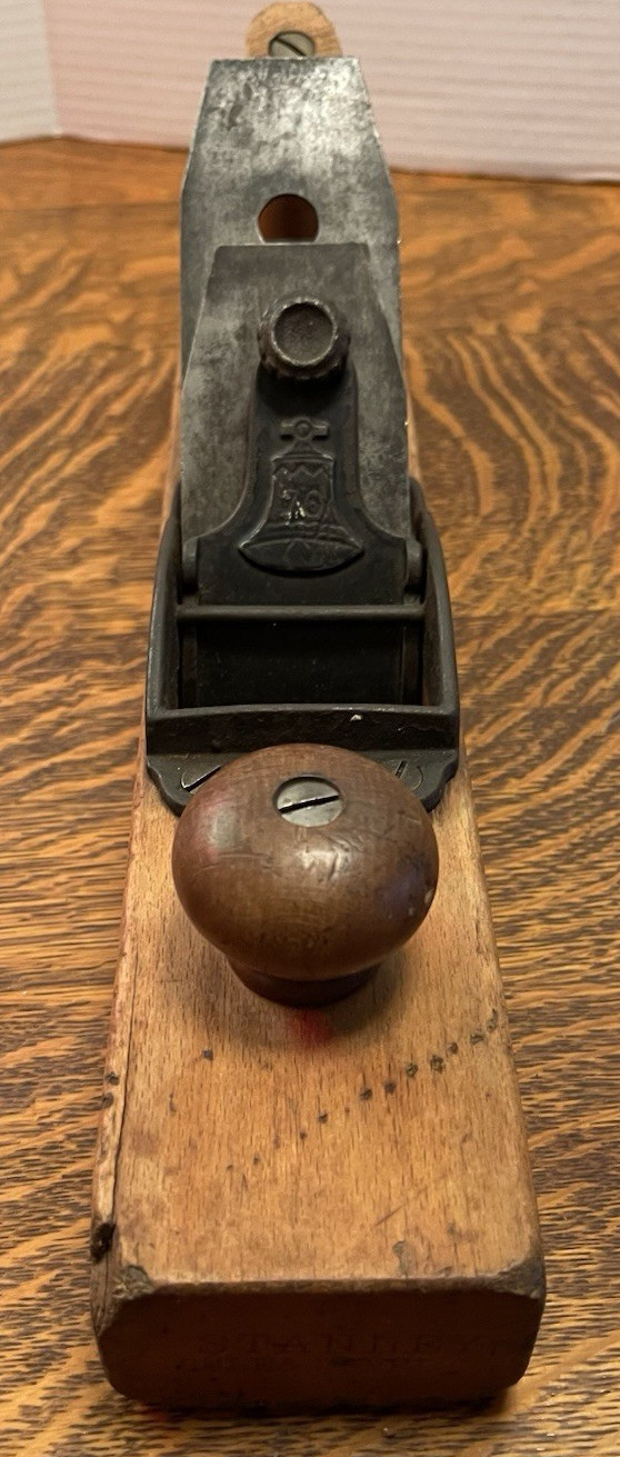 15×3″ PLANE~ WOODEN~ STANLEY LIBERTY BELL 76~ 19TH CENTURY