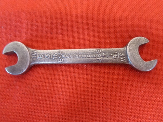 4 x EAGLE BRAND BSW BSF A/F Imperial Whit Spanners. Made in England Lot # 510