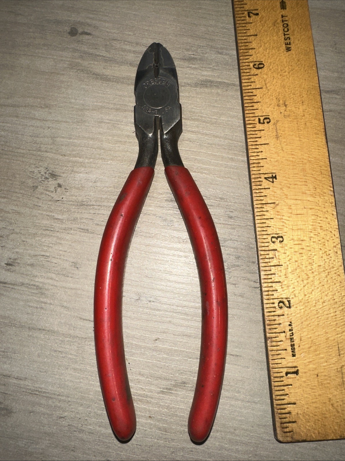 Vintage Crescent Diagonal Wire Cutter Plier #932-6 Bell System 6 inch