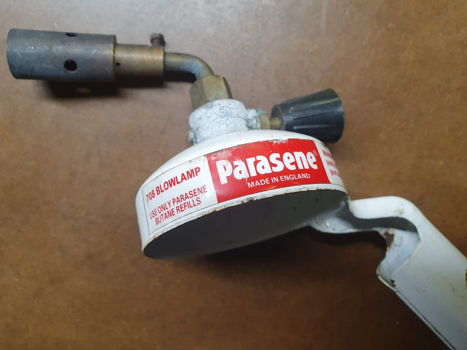 Vintage Parasene Blowlamp Blow Torch Burner Gas Tools Engineering