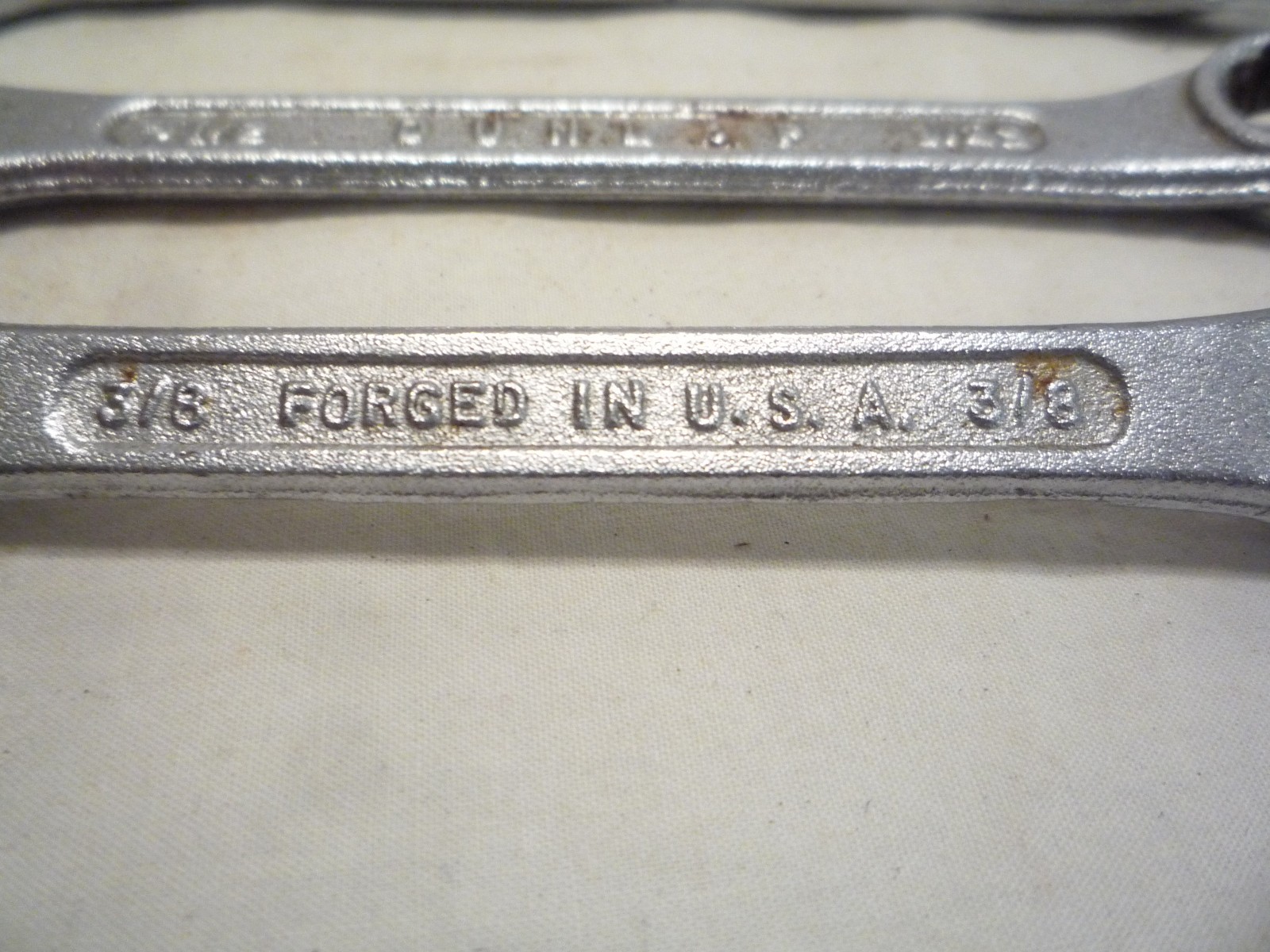 Vintage 1960s 5 Pc DUNLAP (by Sears & Roebuck) SAE Combination Wrench Set – USA