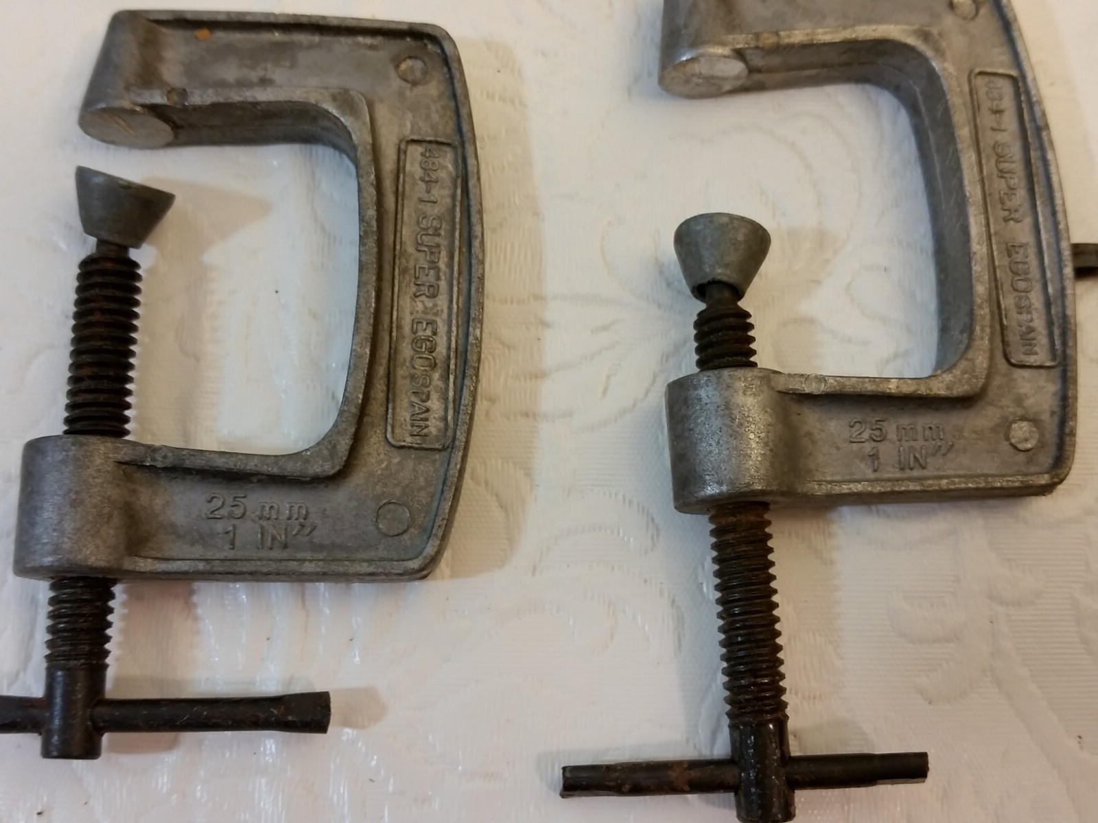 LOT OF 9 VINTAGE С-CLAMP 1″ SUPER EGO Spain