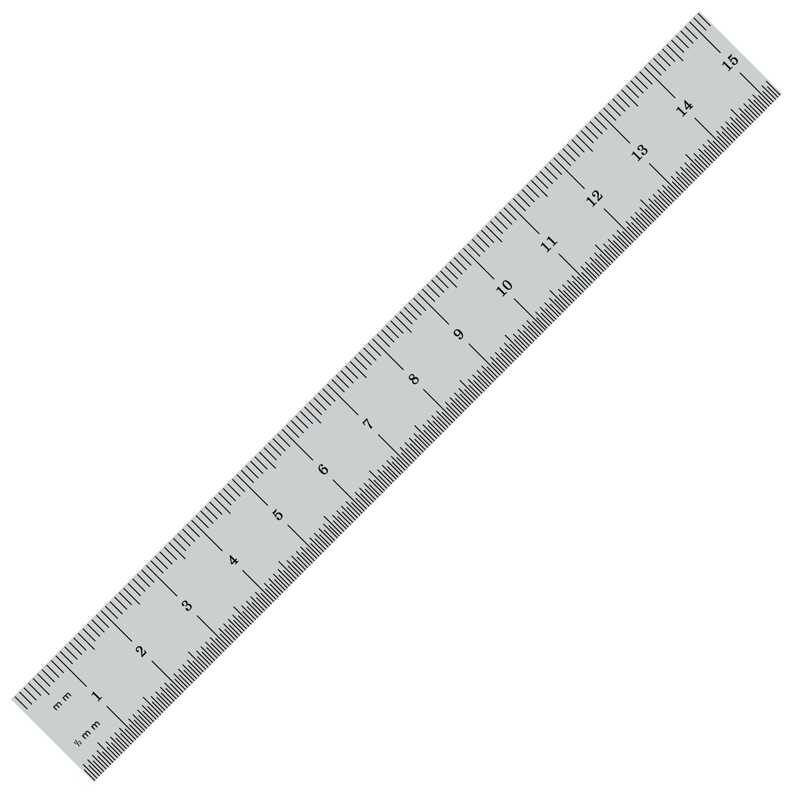 PEC Tools 6″/150mm Rigid Metal Ruler, High-Quality Steel Machinist Rule with …