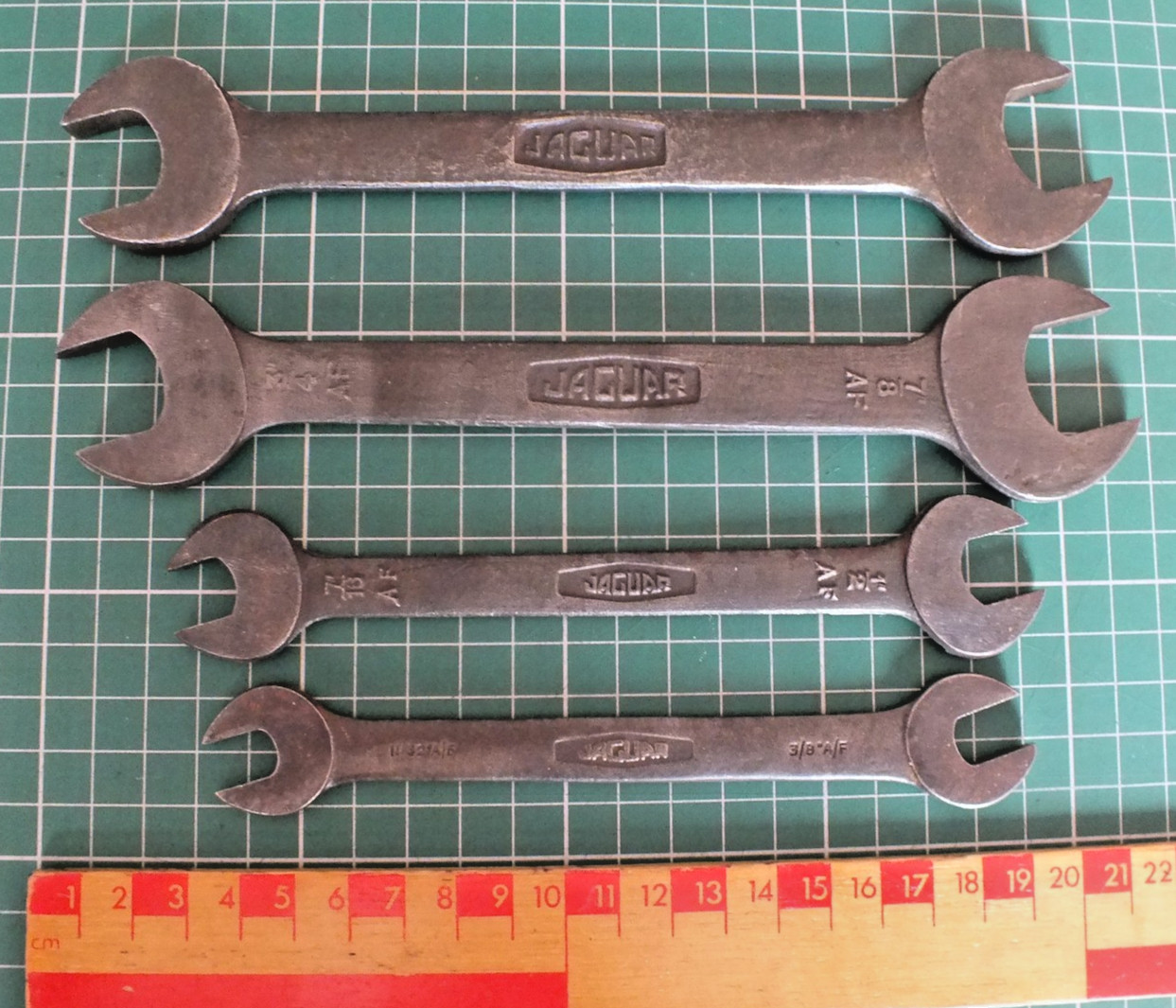 JAGUAR GARRINGTON SPANNER WRENCH SET VINTAGE ORIGINAL X 4