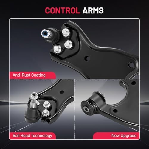 10PCS Suspension Kit Control Arms,with Ball Joint Compatible 10 PCS EV800572