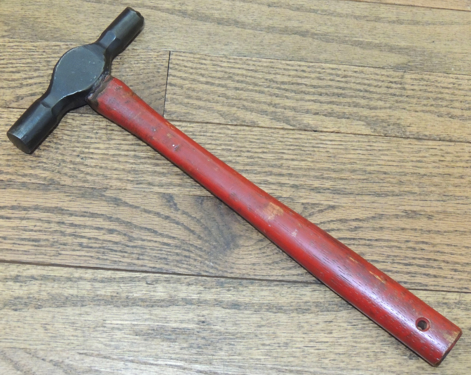 HAND FORGED CLOVER LEAF MARKING HAMMER-BLACKSMITH MADE-ANTIQUE TOOL