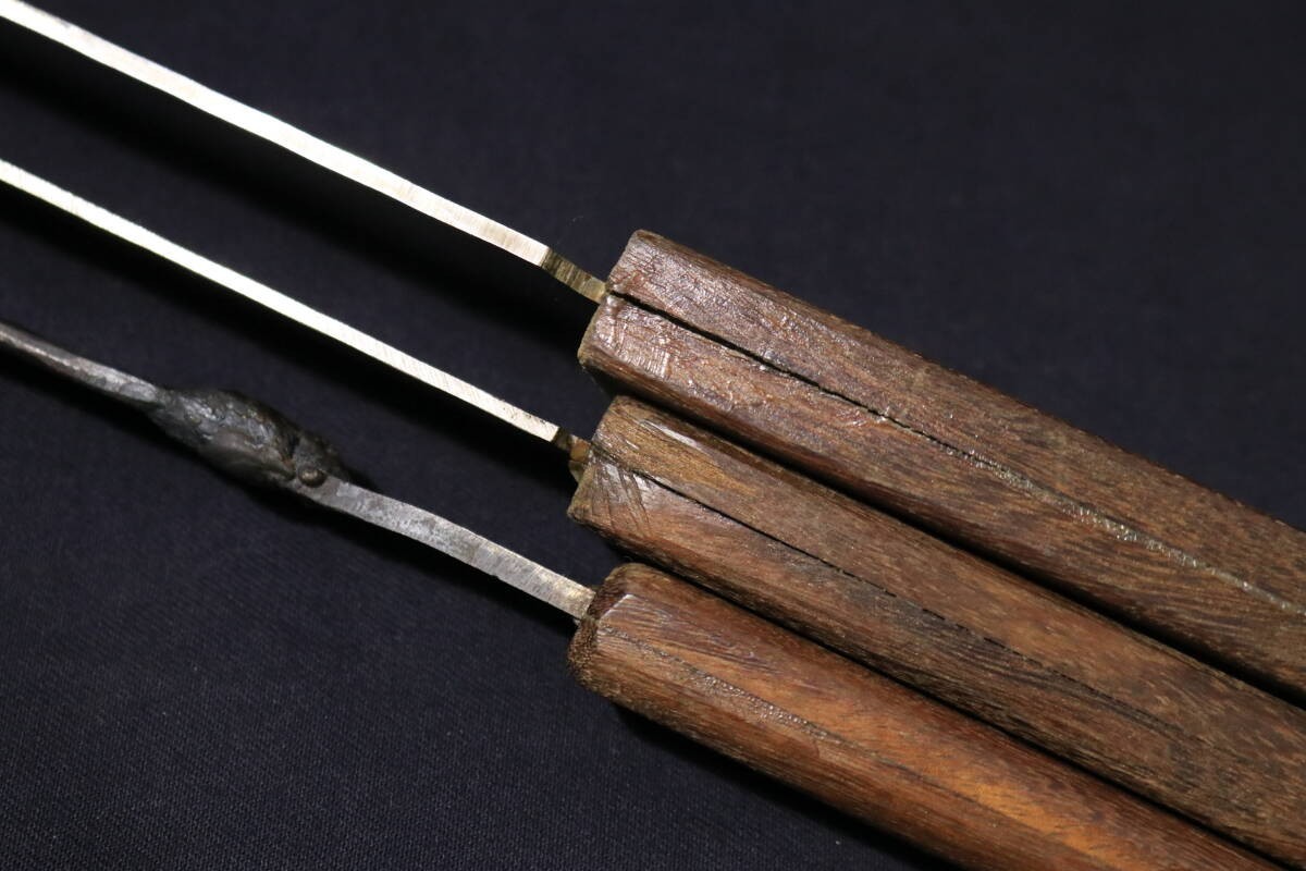3 Heavy Duty Chisel Set 19.5mm 29mm 41mm Large Carving Gouge Woodworking Tool