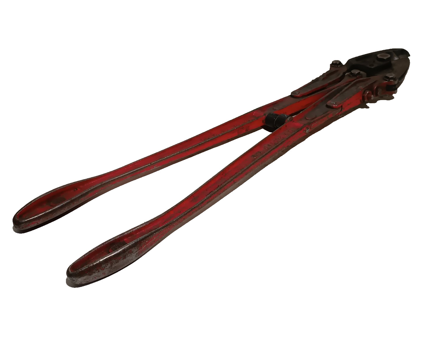 H.K. Porter Inc. (HKP) No. 2 Al/Cu Cable Cutter/ Clipper, vintage/antique, red