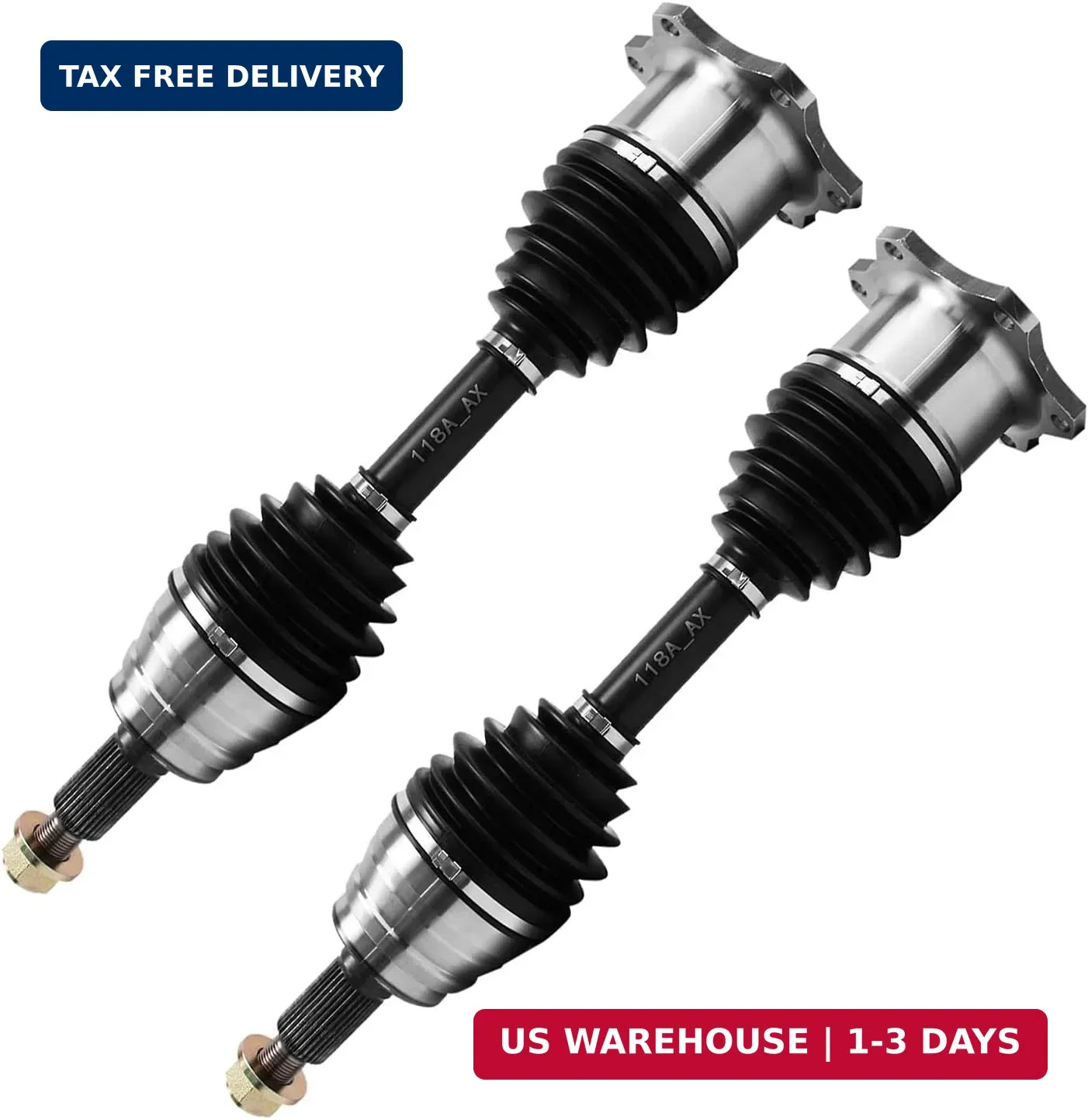 Detroit Axle – 4WD Front 17pc End Kit for Chevy GMC Silverado Sierra 1500 2500 H