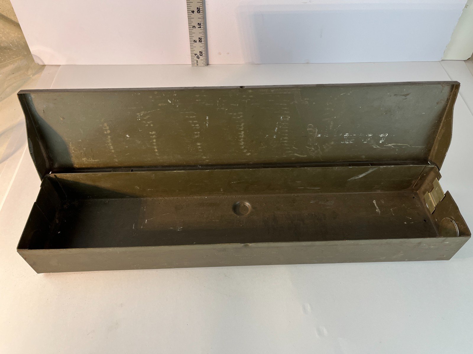 Vintage Western Electric GA26 Terminal Connection-Tool Storage Metal Box 19″ USA