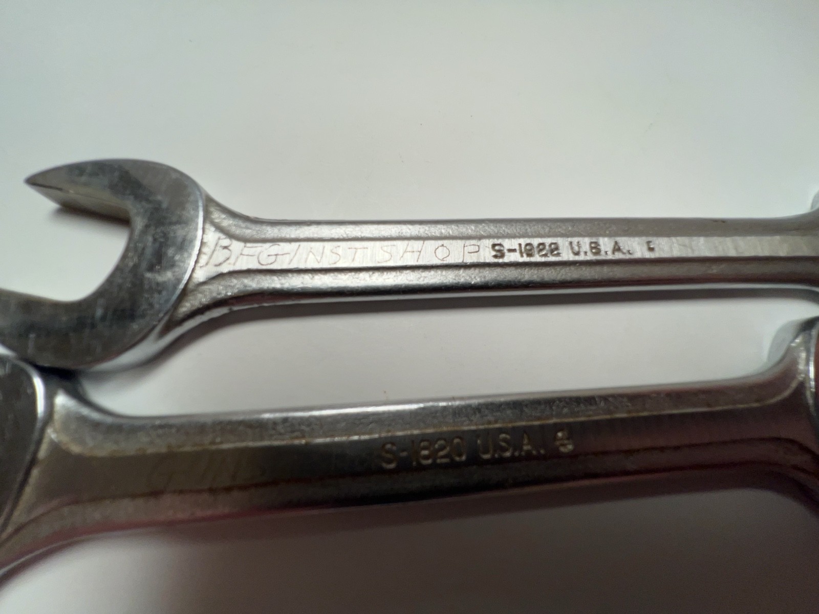 Blue Point Supreme Open End Wrenches – Vintage – Markings