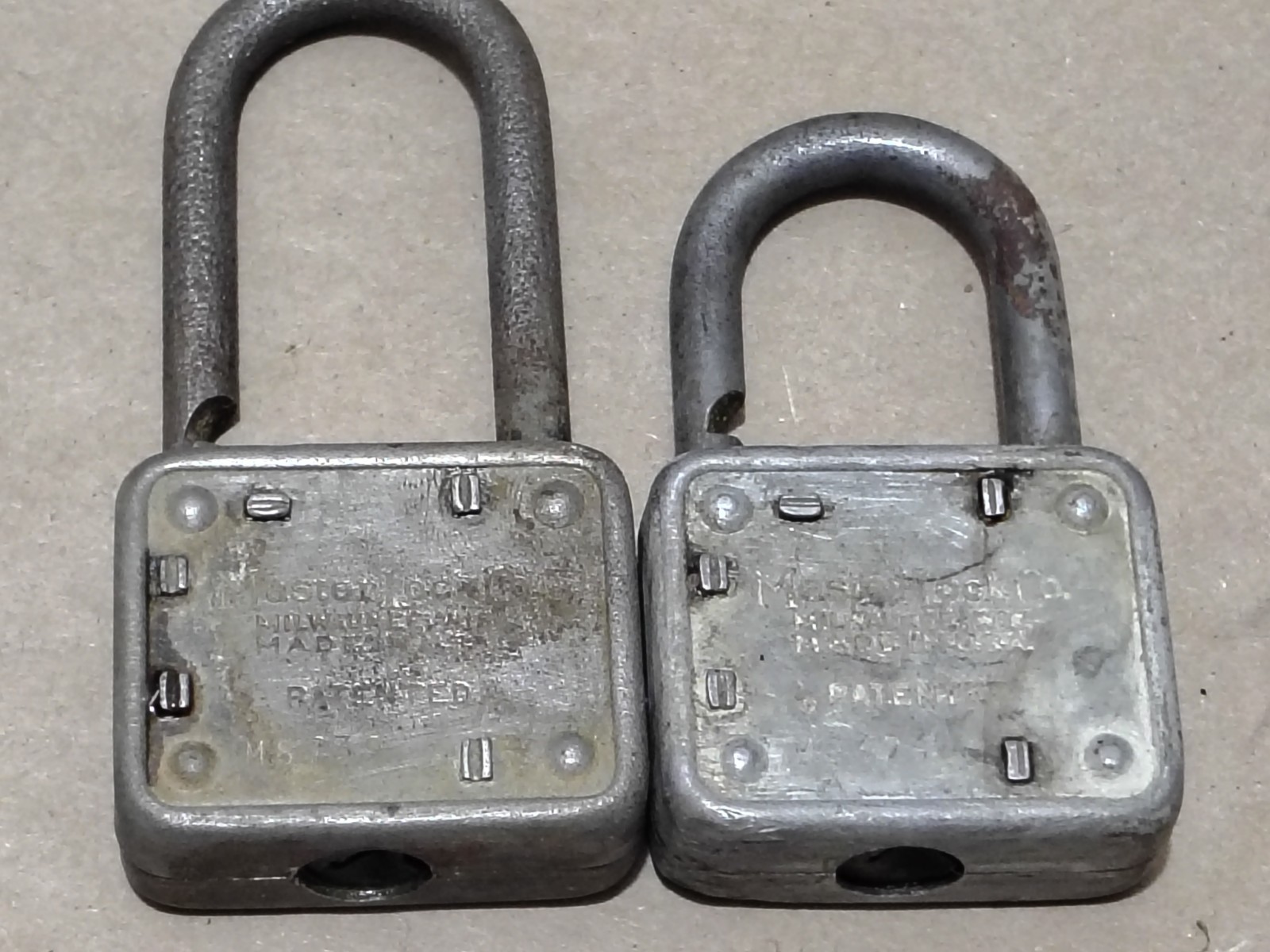 Lot of 14 Vintage Master Lock Co. #77 Lion Head Padlock – No Keys That Work