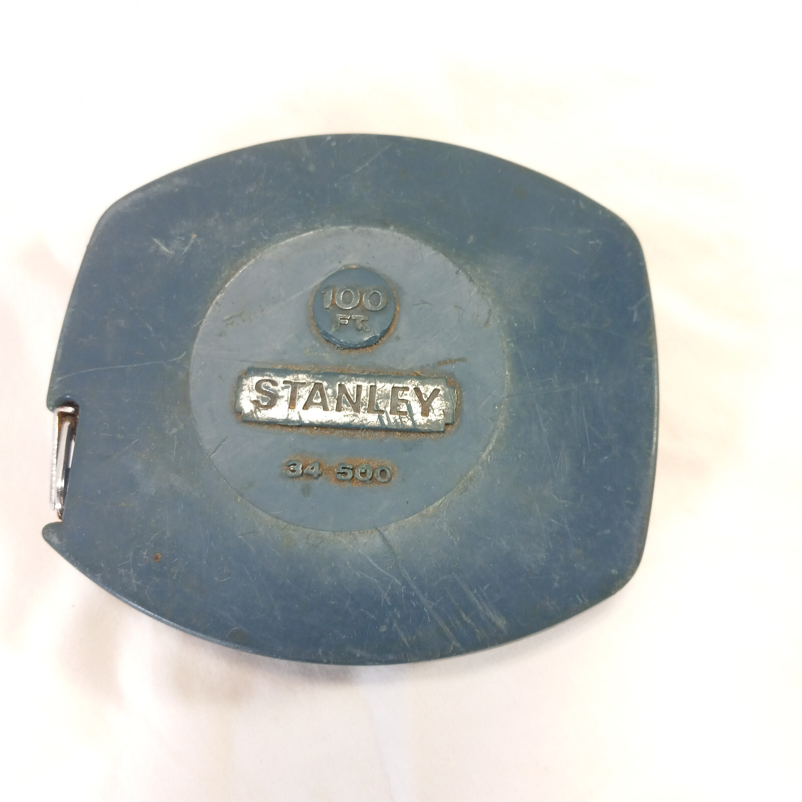 Vintage Stanley Steel Tape Measure 100 FT Model 34-500