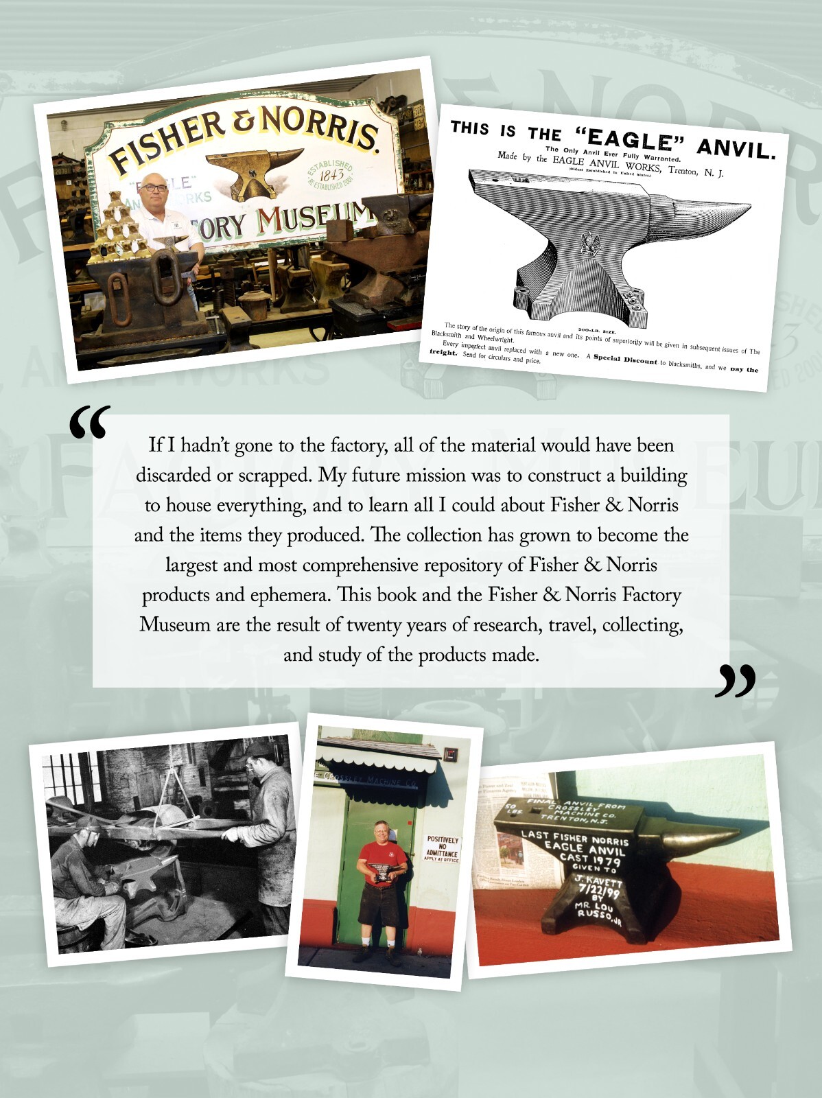 “The History of Fisher & Norris, Eagle Anvil Works” book, Fisher Anvil