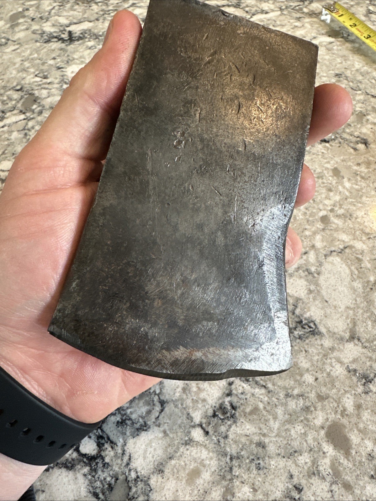M.W. Co Marshall Wells Hand Made Stamp Single Bit Axe Hatchet Head Vintage