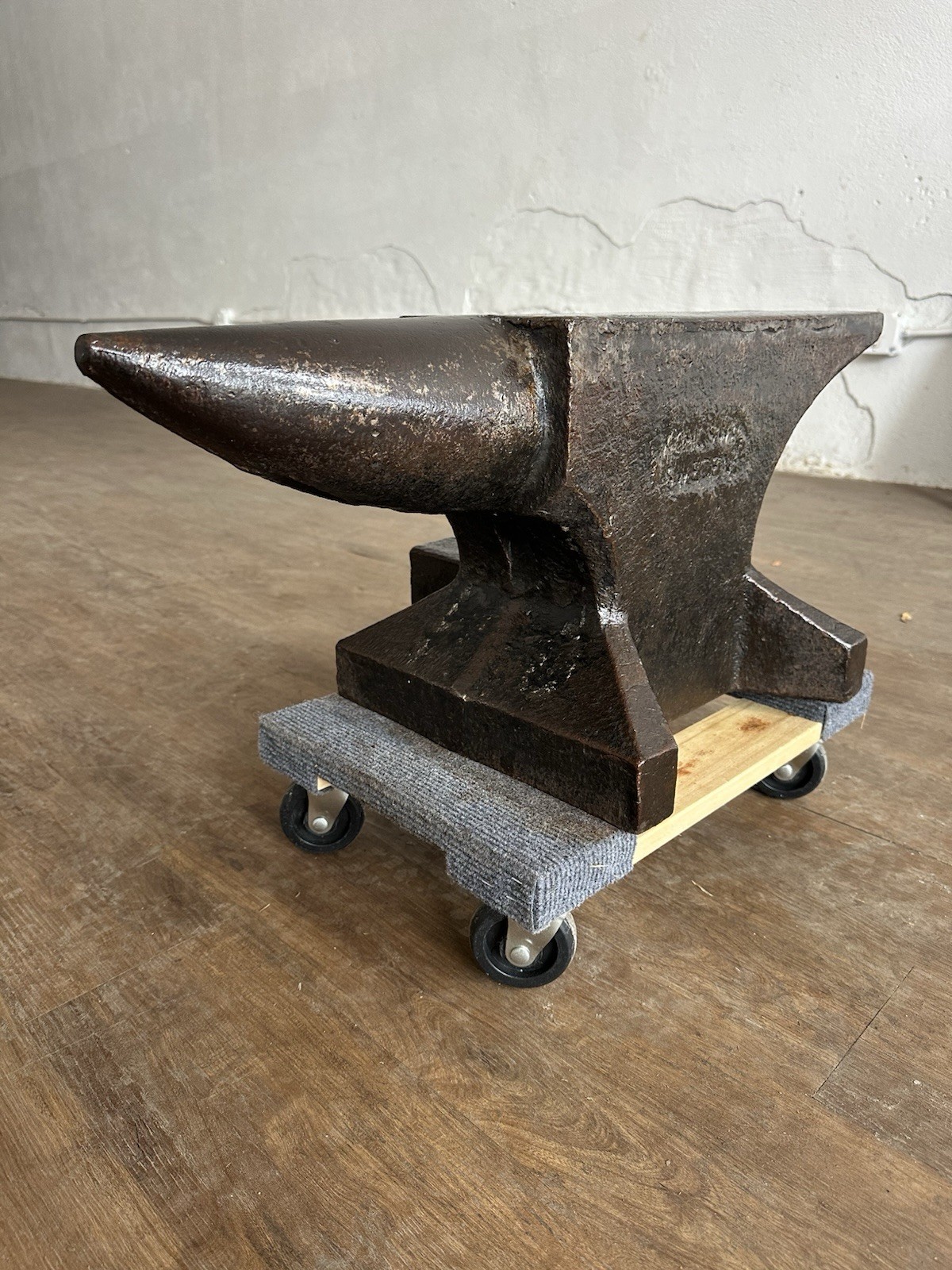 Vintage 304 Lb Kohlswa Single Horn Anvil, Upsetting Block, Free Biz Shipping