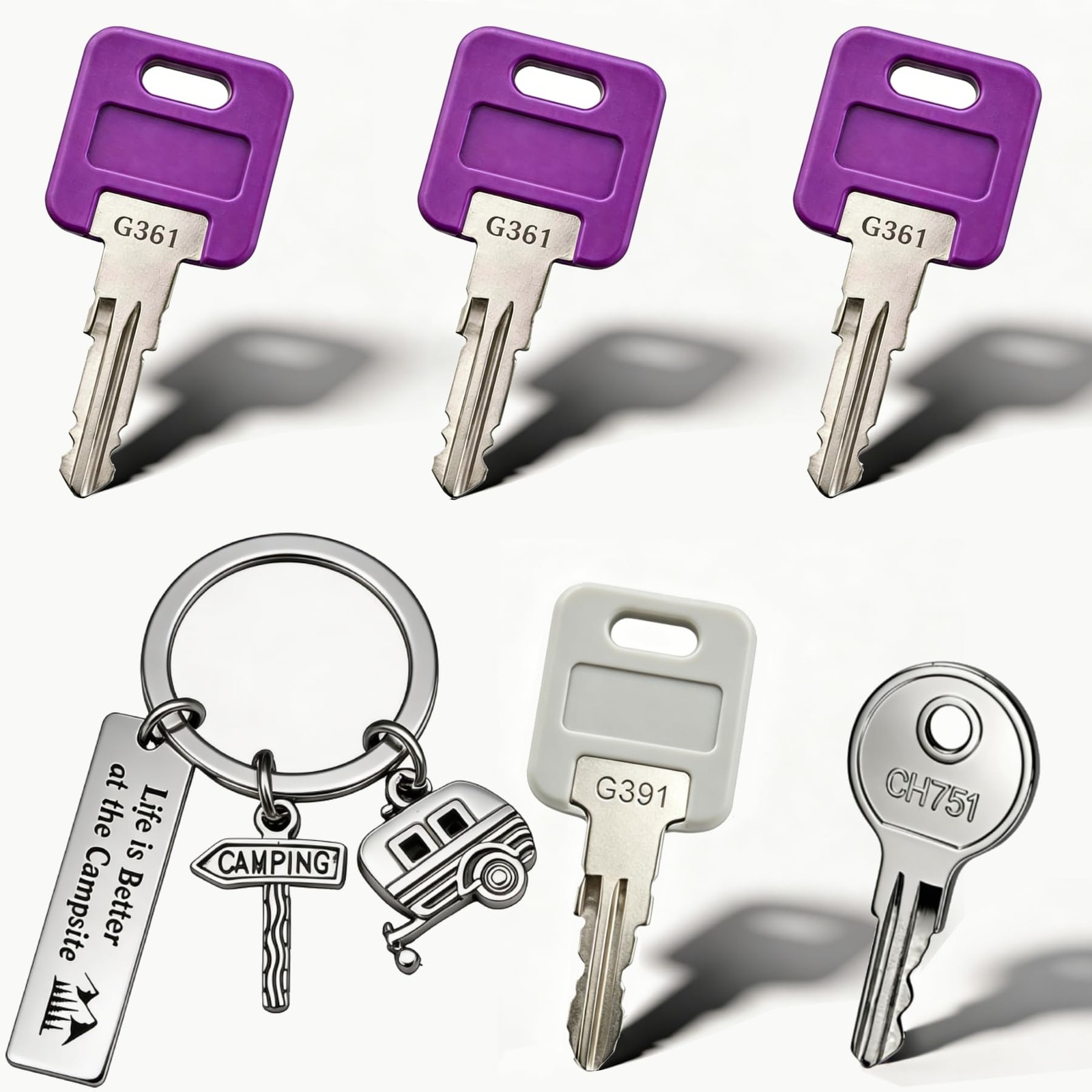 MrKey RV Keys G361 3 Pack