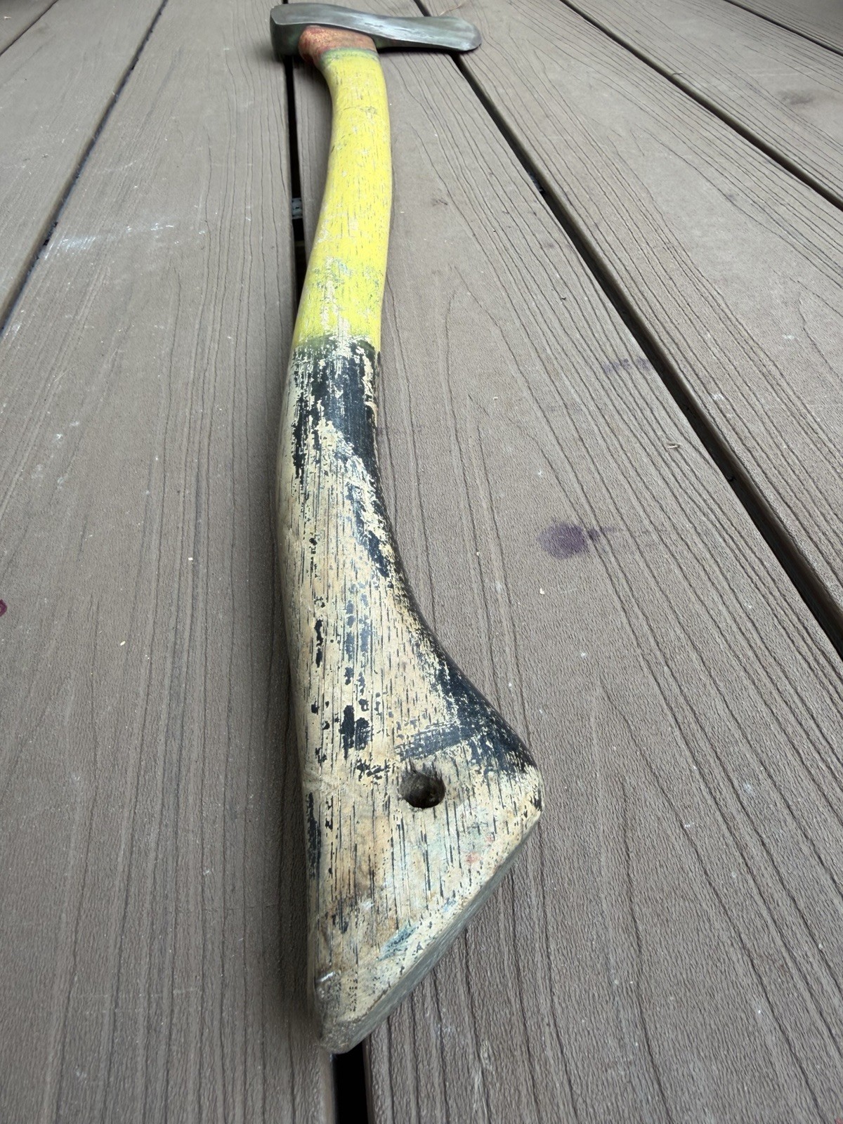 Vintage True Temper Kelly Works Michigan Pattern Axe 33.5” Original Handle