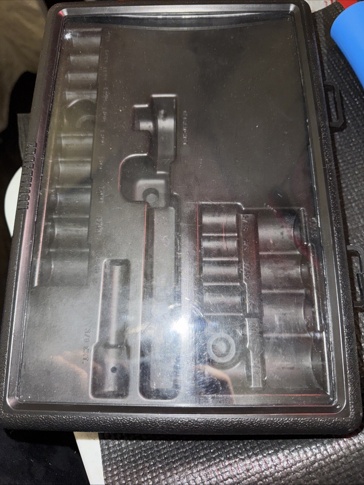 Sears Craftsman USA CASE ONLY Ratchet Thin Profile 22pc Socket Wrench Set 45882