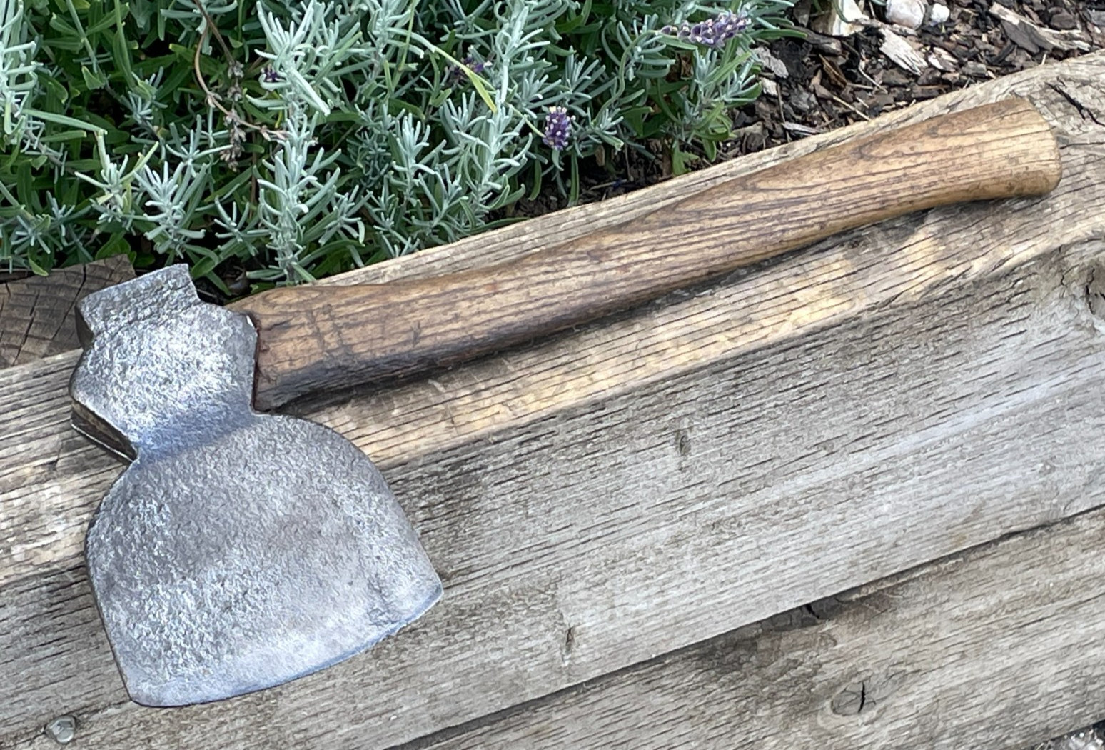 Vintage W GILPIN 2 lb Axe Hatchet Kindling Log Chopper Garden Camping Old Tool