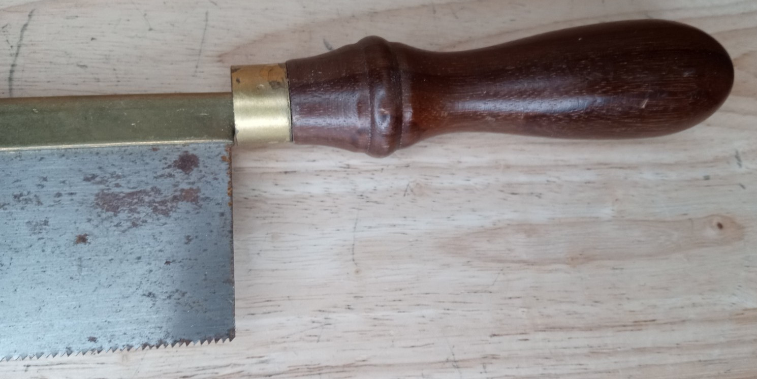 Vintage Crown Tools Sheffield England Gents Saw Collectible Estate Find