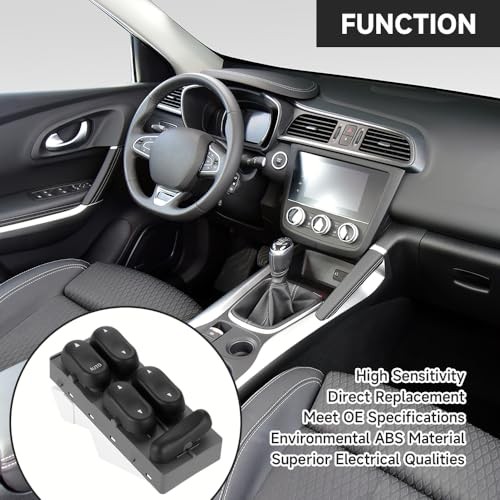 Front Left Driver Side Master Power Window Switch – Compatible for Lincoln