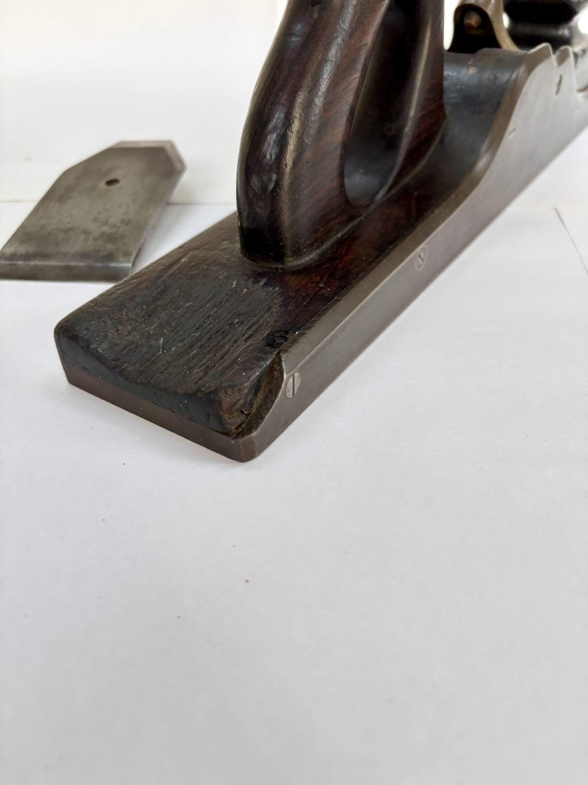 Norris London no13 size Panel Plane 15.4″ Greaves Iron Cast Steel rosewood infil