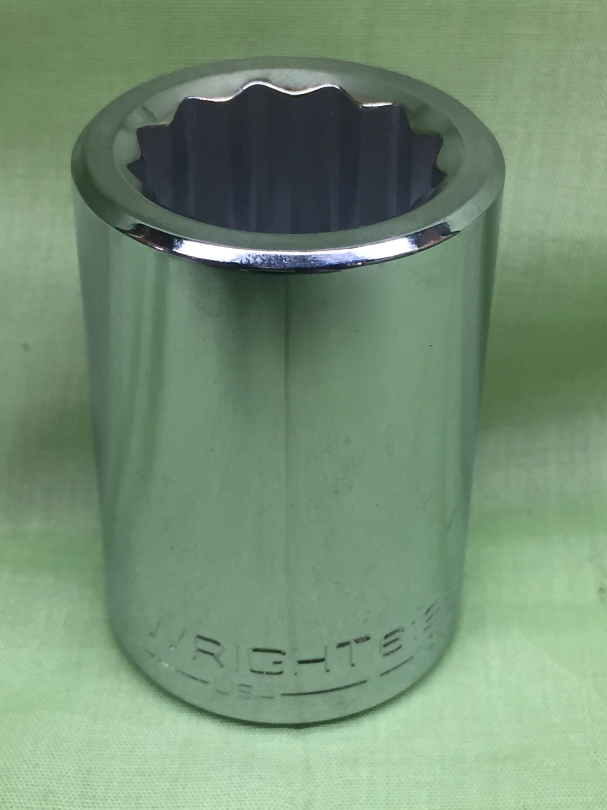 Wright Tool 6128 3/4″ Drive 7/8″ 12 Pt. Standard Chrome Socket USA Brand New