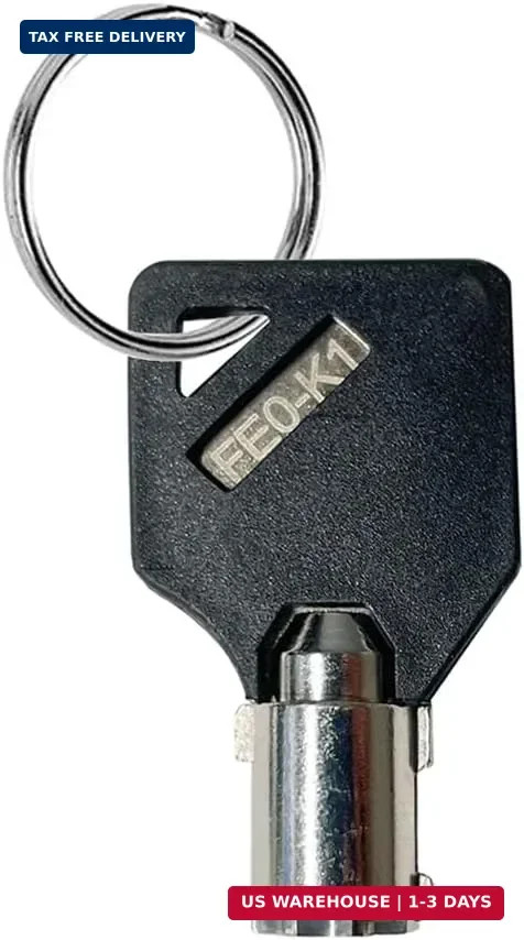 Elevator Key, FEO-K1 Fire Service Key Recall Reset Keys,Copper,Black/Silver,Pack