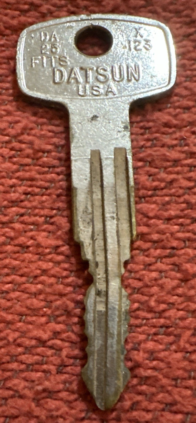 Vintage Datsun Car Key DA25 By Cole USA 240Z