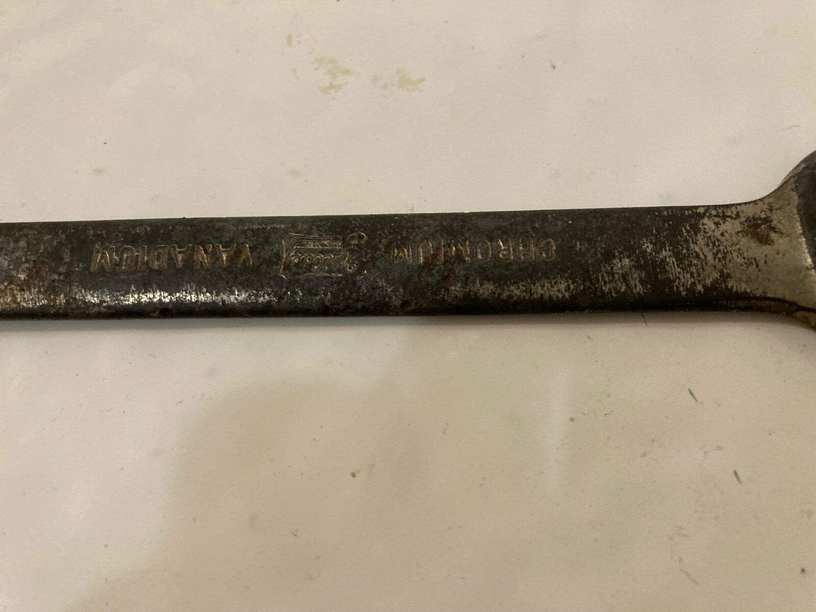 Vtg WILDE USA WRENCH Chromium Vanadium Open End 7/16 1/2 1725