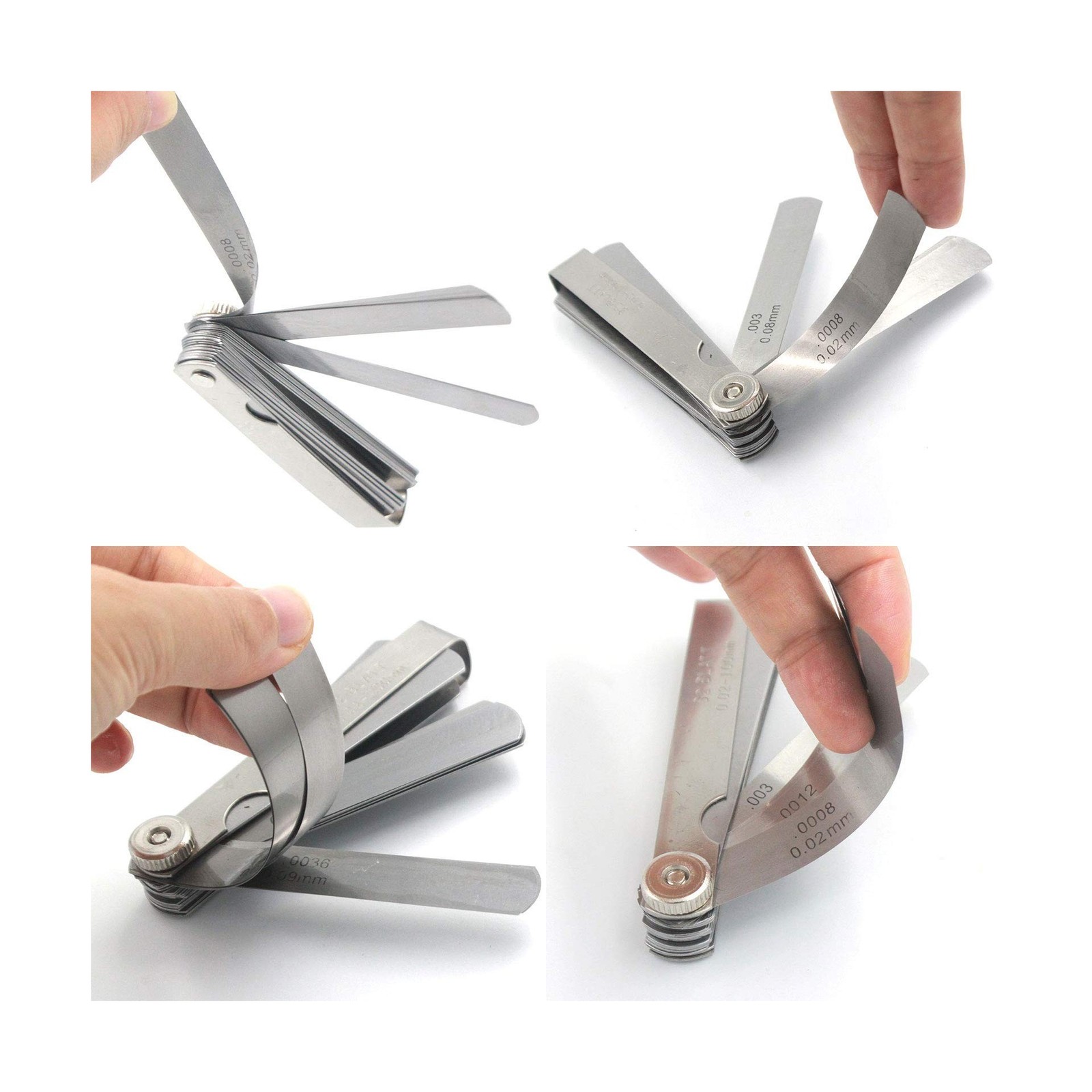 Stainless Steel Feeler Gauge Universal Standard SAE and Metric … FAST USA SHIP
