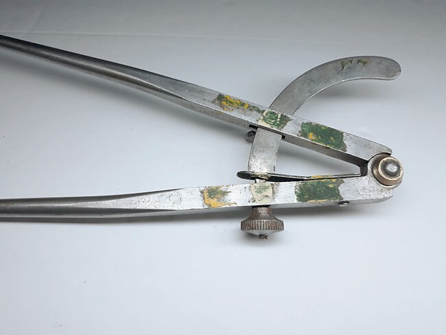 Vtg Wm. JOHNSON ▪️No. 106▪️ WING DIVIDERS, TEMPERED, 8 in 🔸️ USA
