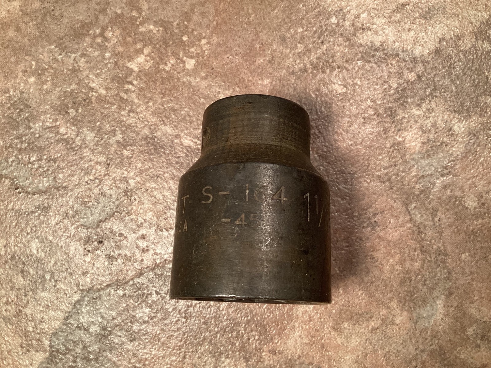 Vintage Wright S-164 1/2″ Drive 1-1/16″ 12-Point Forged Black Oxide Tool USA