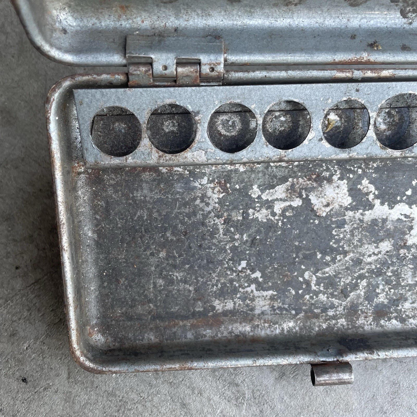 Vintage Craftsman V Series 1/4″ Socket Set Metal Case Tin (Case ONLY)
