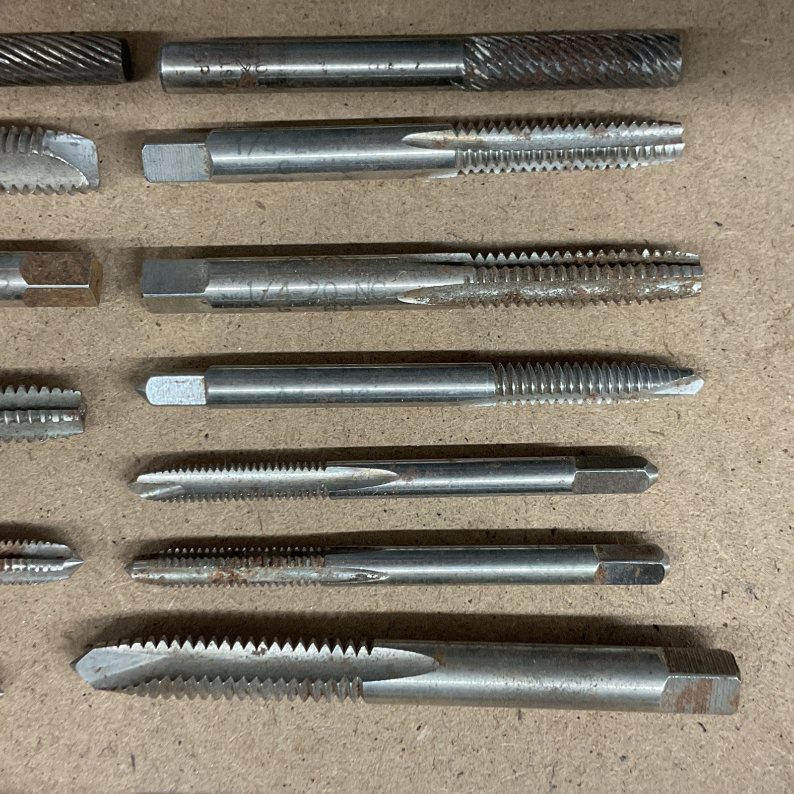 Lot Of 25 Miscellaneous GTD Greenfield Morse P&W Vintage Tools