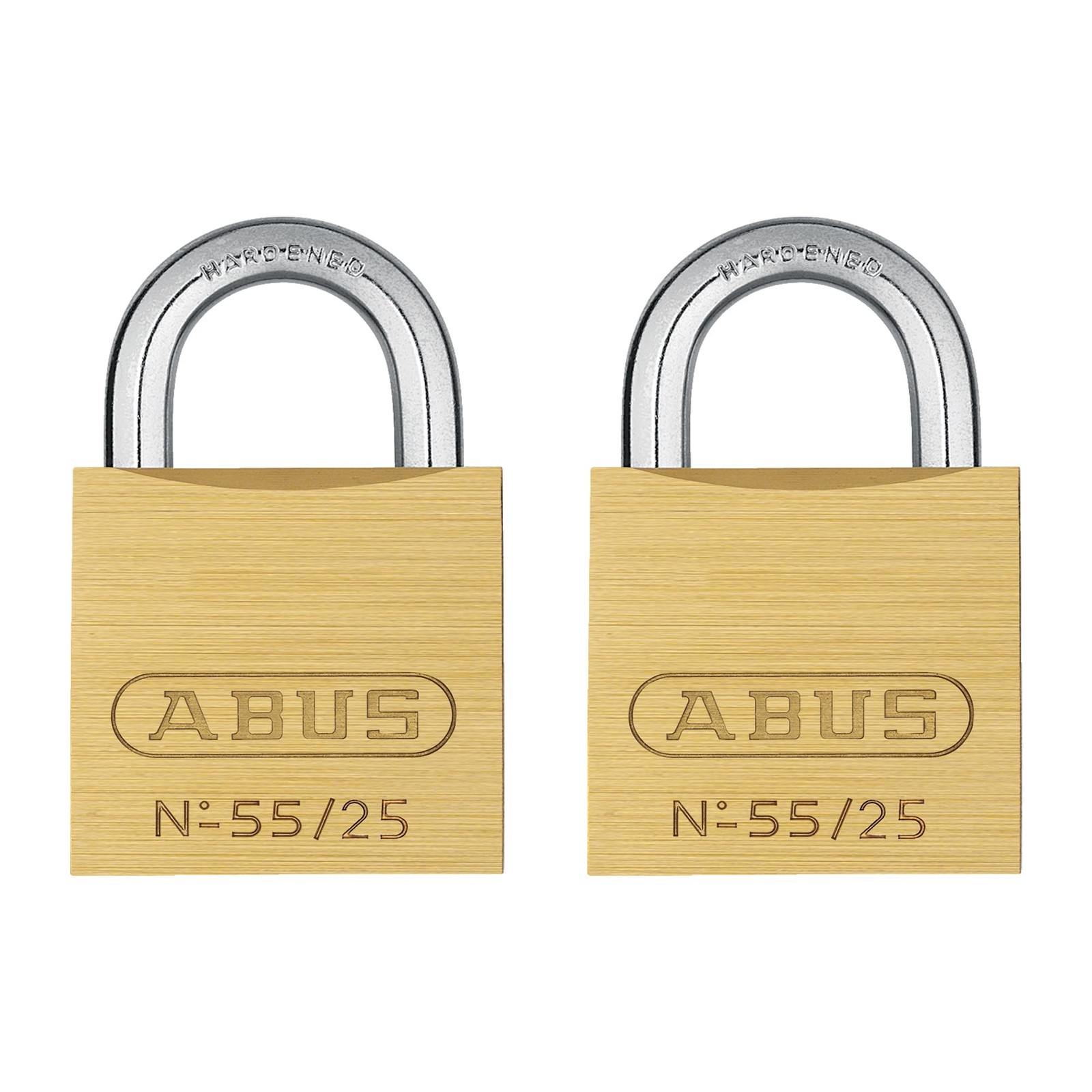 55/25 Small Solid Brass Padlock with 2 Keys for School, Gym, Cabinet