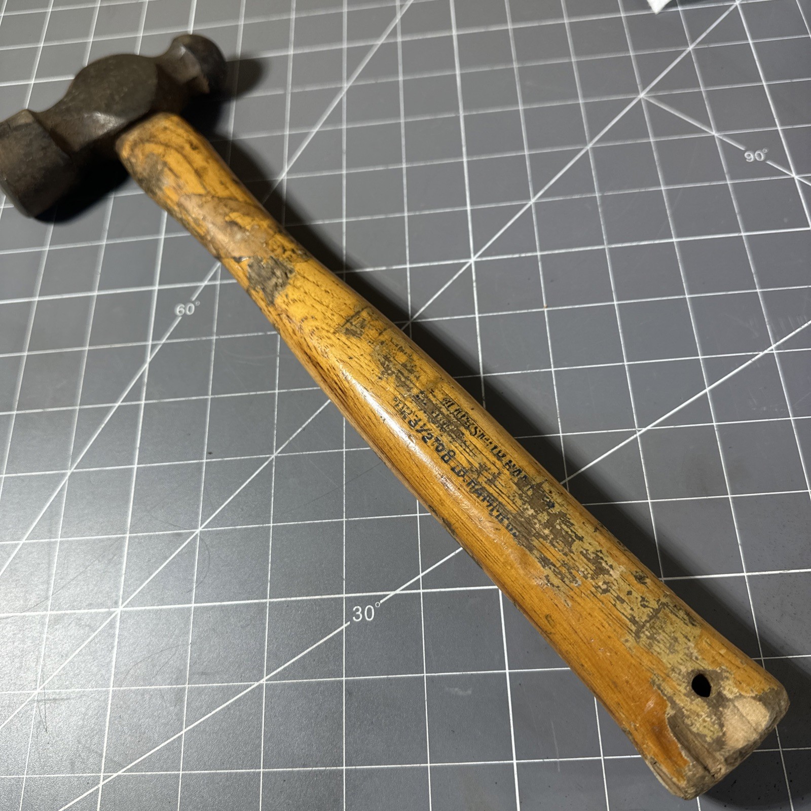Blue Point By Snap On BP24 24 Oz Ball Peen Hammer 15 1/4″ Long USA