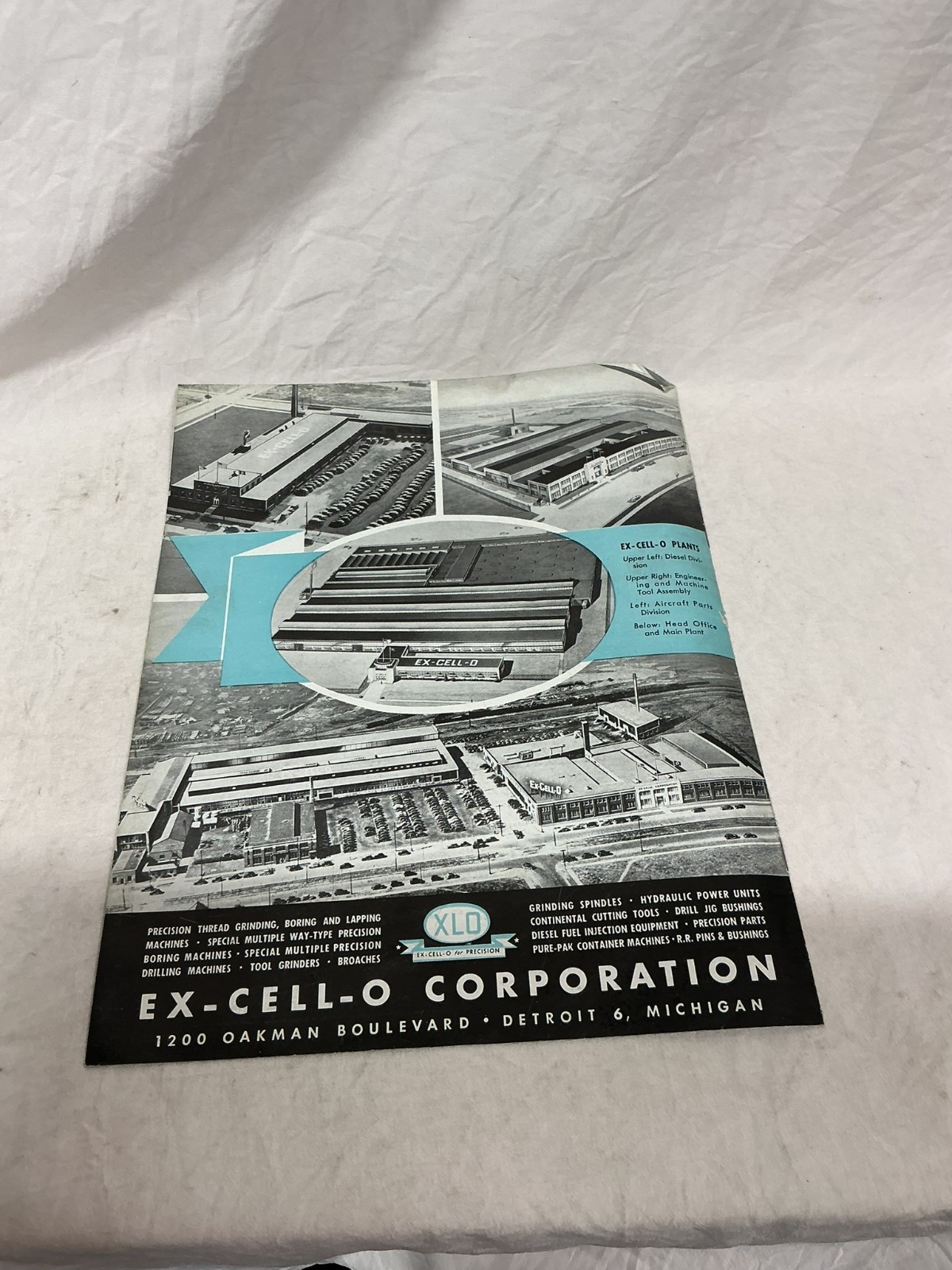 1952 Ex-Cell-O XLO Precision Way Machines Bulletin 31631