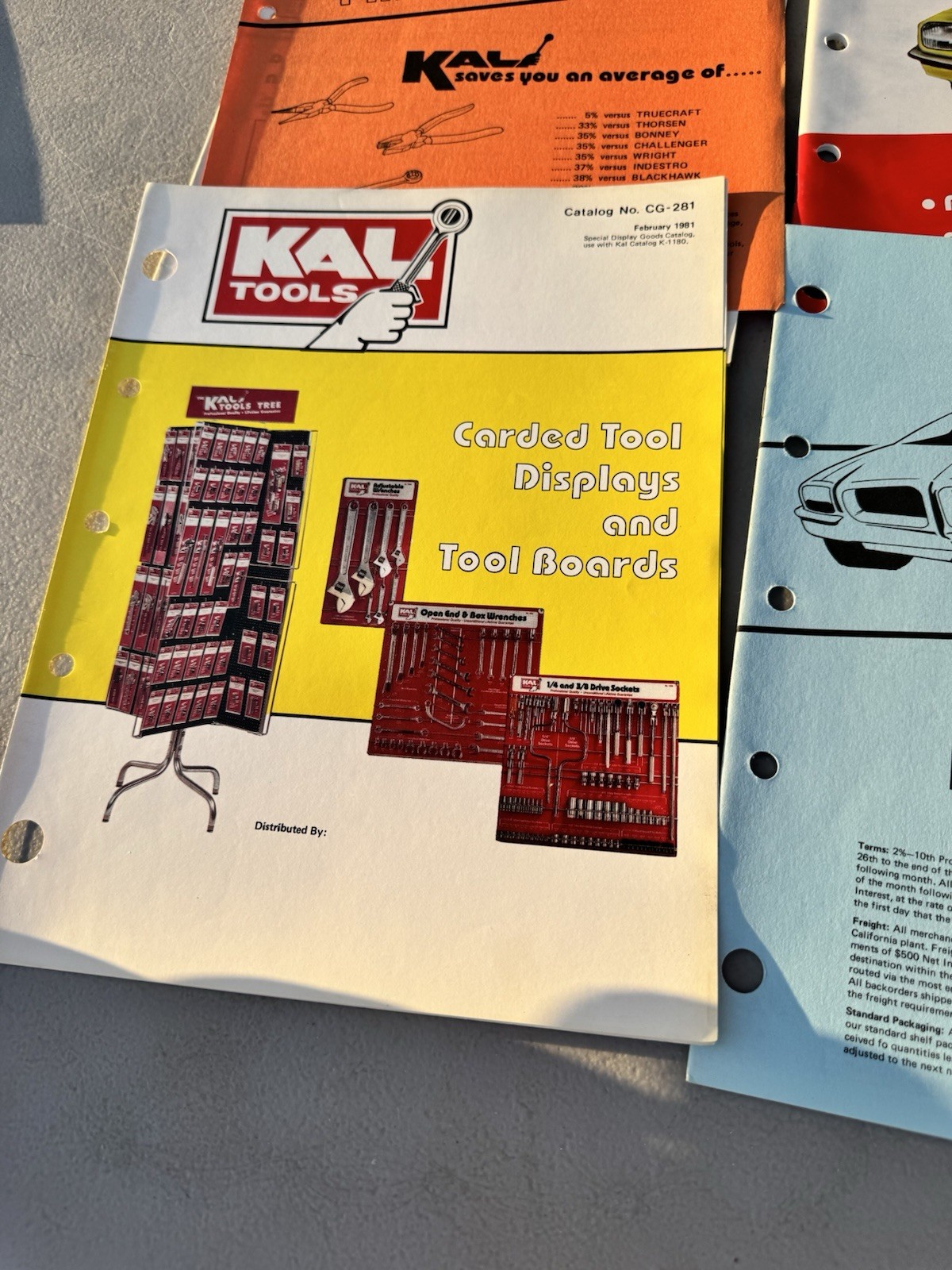kal tools catalog lot