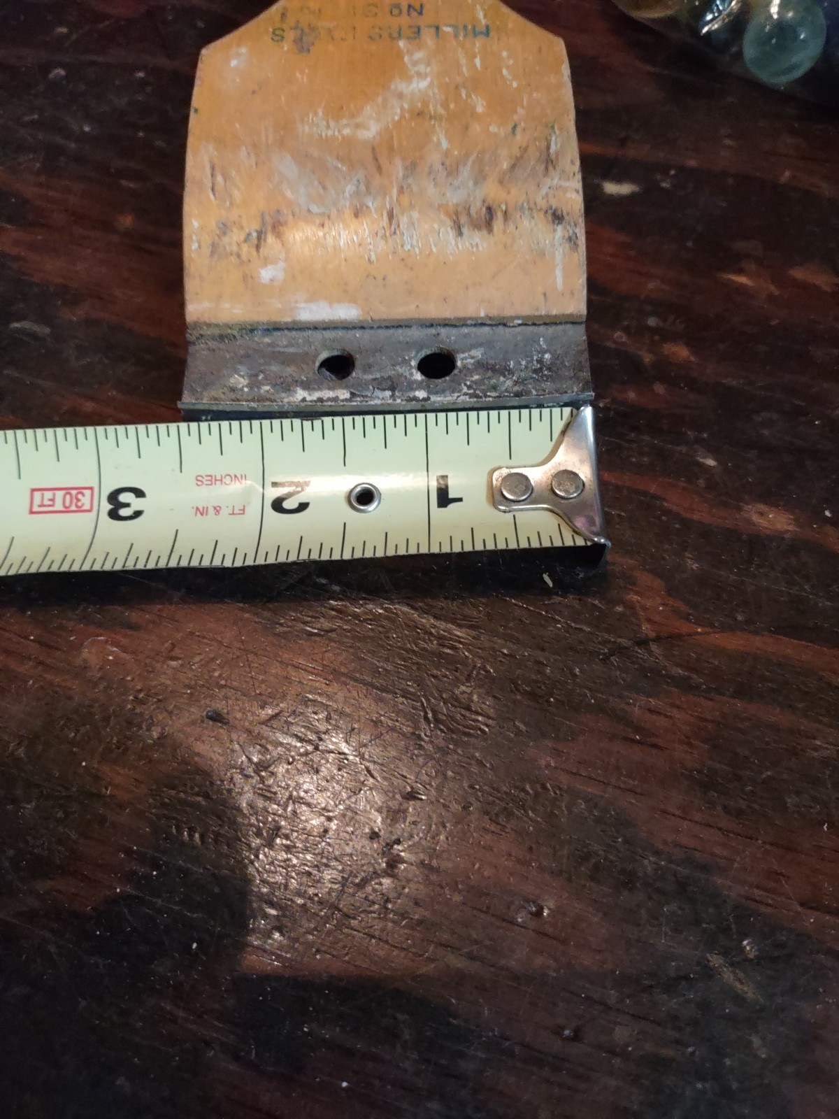 Vintage Miller Falls No. 38 Wooden Handled Scraper 8.5″ Long x 2.5″ Wide