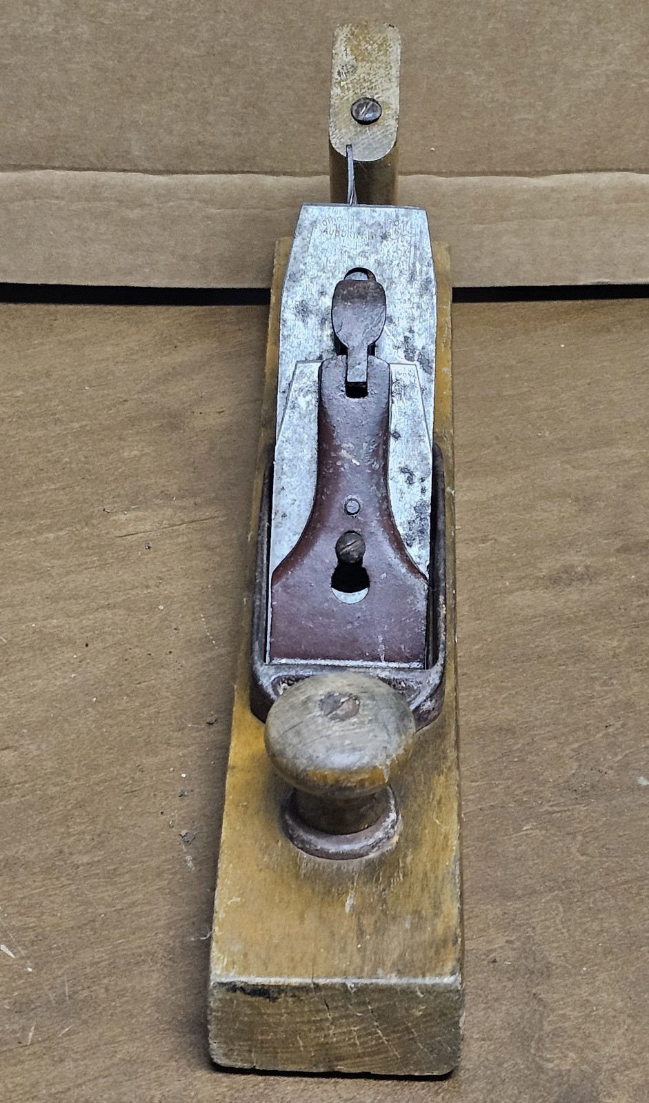 Ohio Tool Co No 26 Plane W/Rare Maroon Japanning Thistle Brand Auburn NY