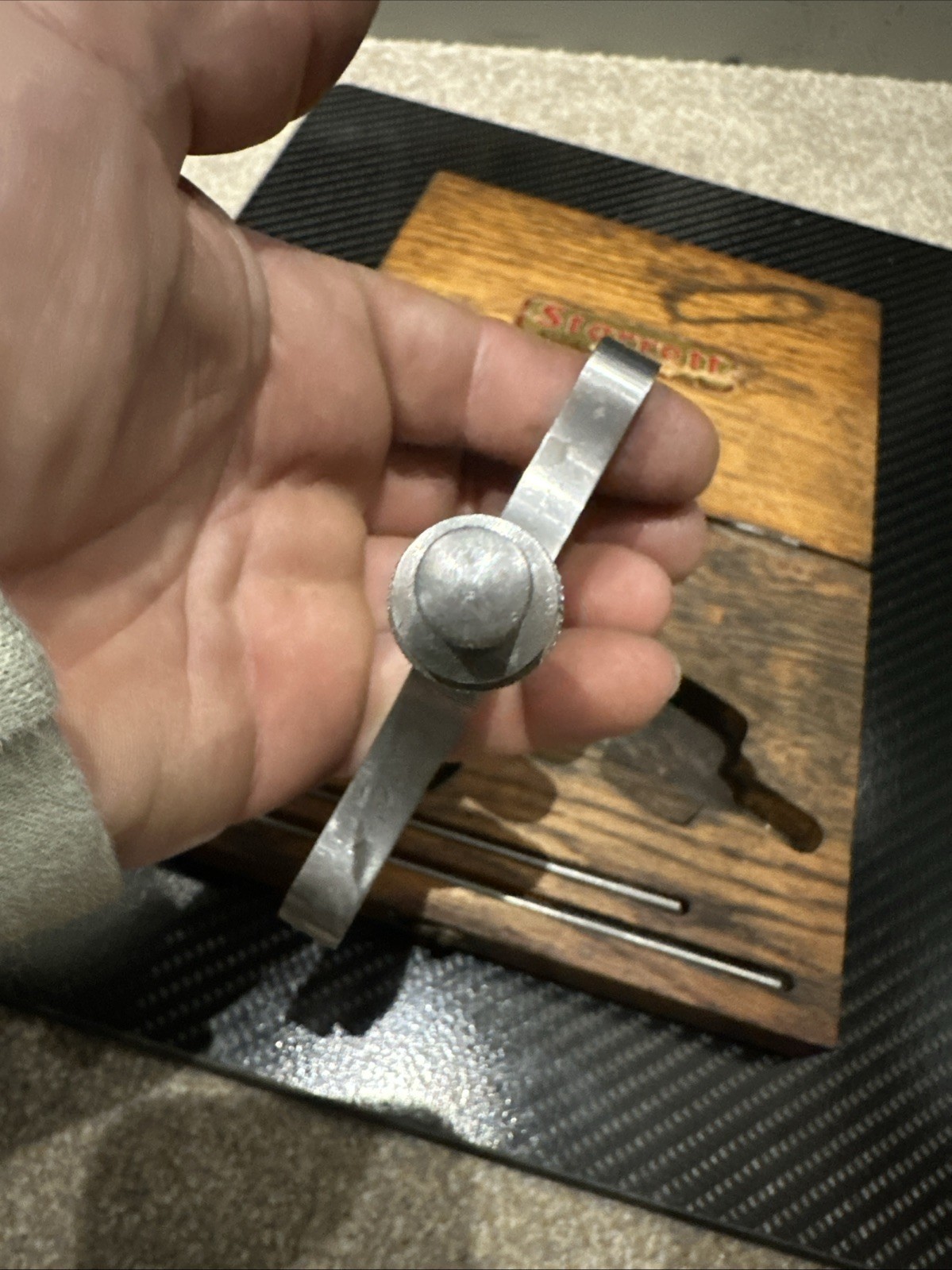 Starrett 440-B 0-3″ Depth Micrometer Machinist Tool Maker Wood Case Gage