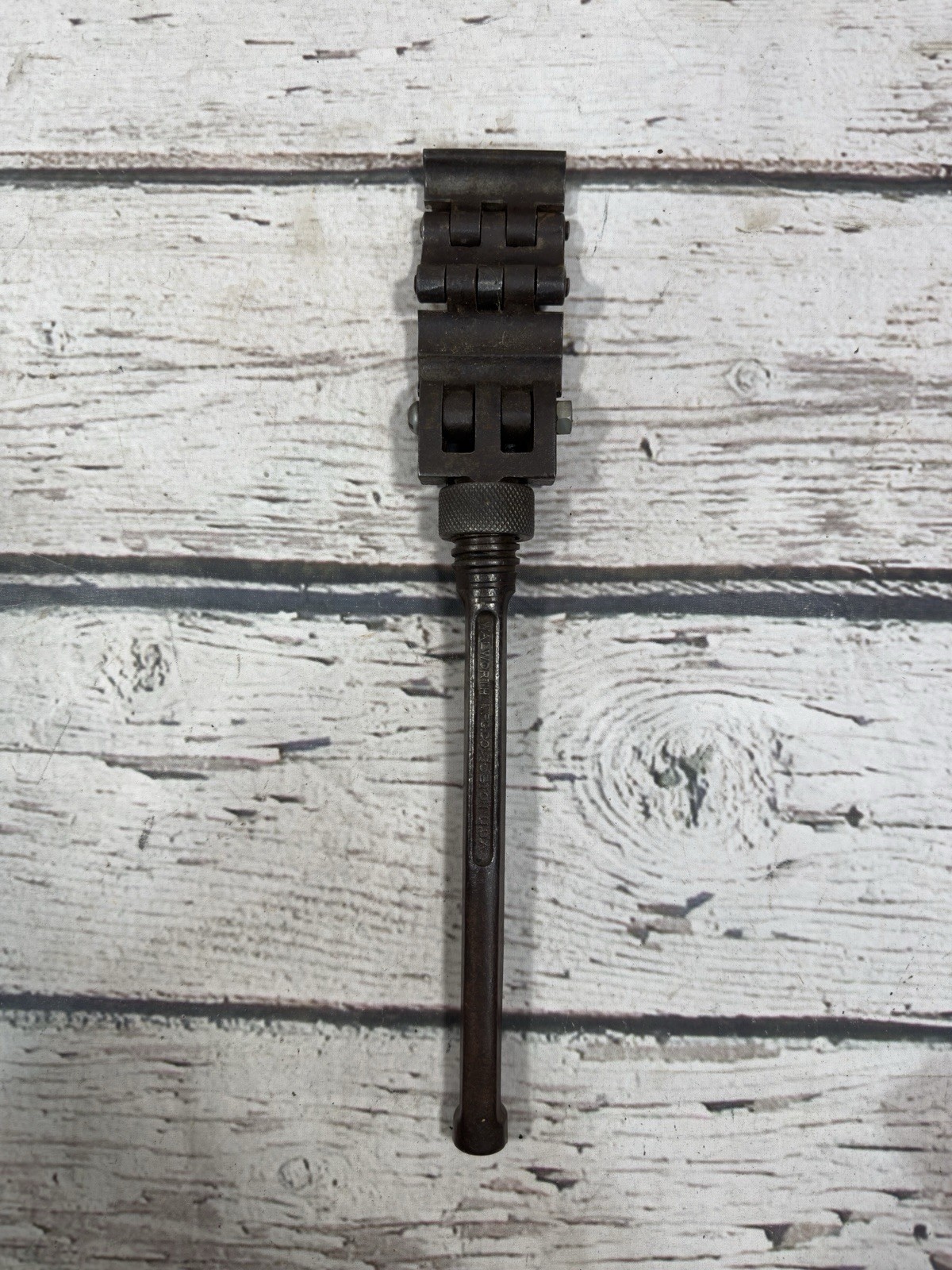 VTG Walworth Parmelee No 1 Iron Pipe/Strap Wrench Boston Mass USA 1/2 Jaw Set