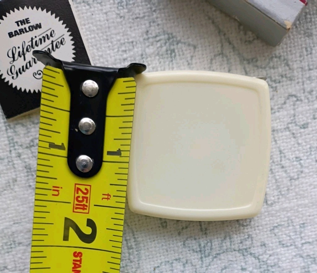 VTG Pocket Tape Measure Barlow Brand Somerset Plumbing Supply USA UNUSED IN BOX
