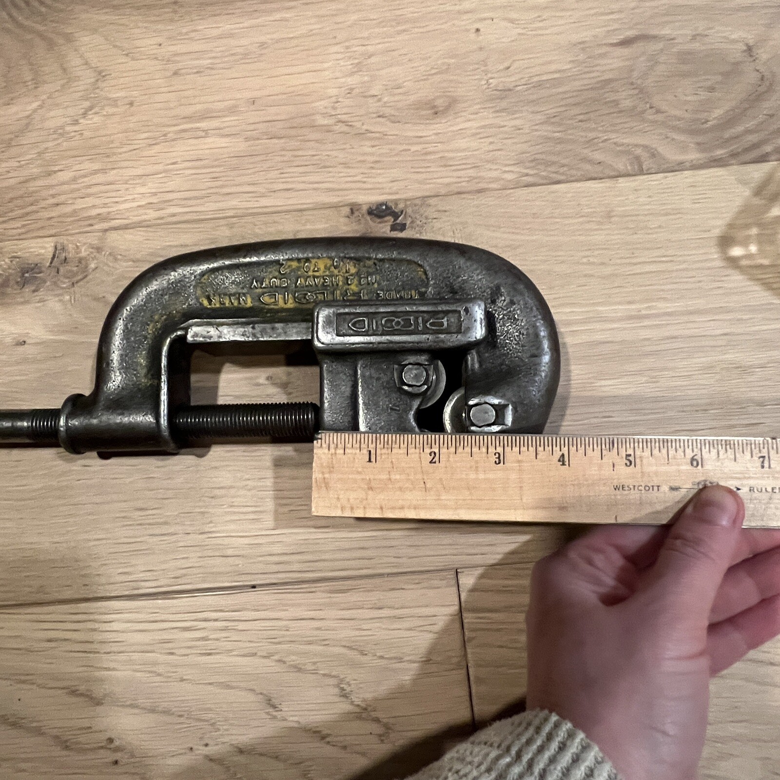 VTG #2 Ridgid Pipe Cutter 1/8″- 2″ Heavy Duty Adjustable No 1-2 Pat #1833980 USA
