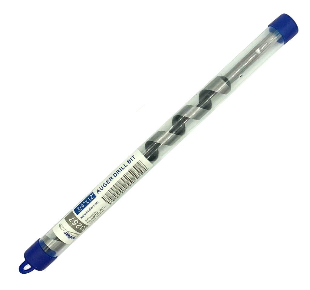 High-Quality Auger Drill Bit 3/4″ x 12″: Fast Boring, Solid Center Design